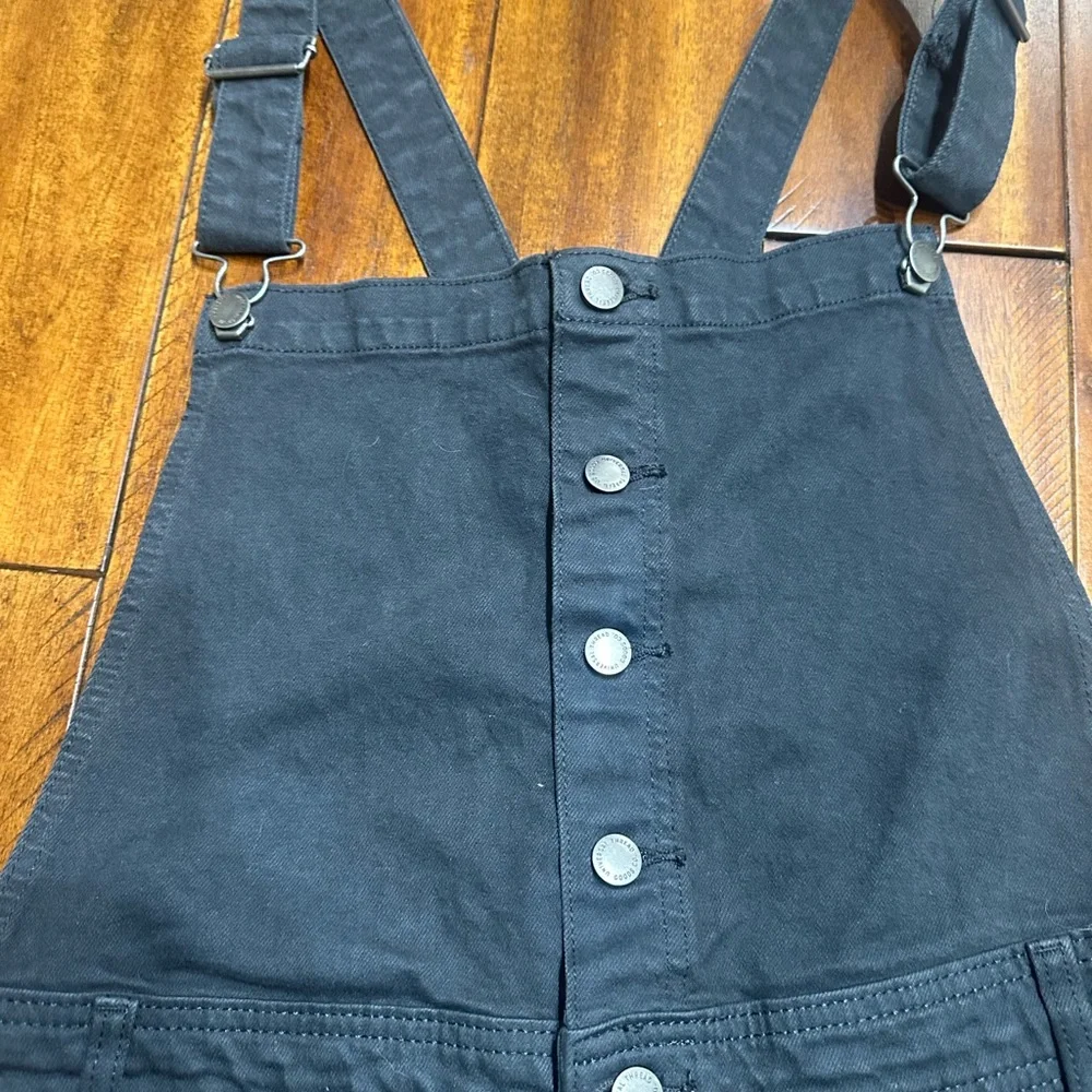Women Black Overalls - Picture 4 of 12